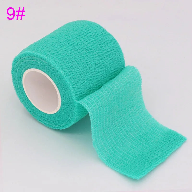 Self-Adhesive Elastic Athletic Tape – Sports Support Wrap for Gym and Injury Recovery