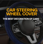 Crystal Rhinestone Steering Wheel Cover – Sparkling Auto Interior Decoration