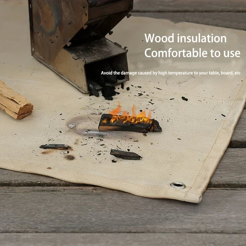 Fire Retardant Grill Mat – Heat Resistant Protection for Outdoor BBQ Camping