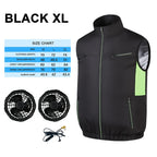 Cooling Fan Vest – Air Conditioned Heat Resistant Jacket for Outdoor Fishing Hiking