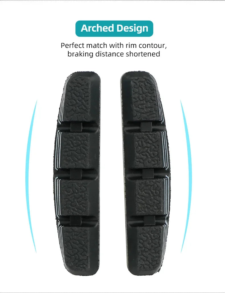 70mm V-Brake Pads – Threaded Linear Pull Shoes for Mountain Biking