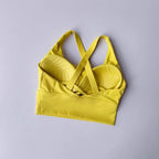 Shock-Absorbing Yoga Sports Bra – Breathable Fitness Top for Gym Workout