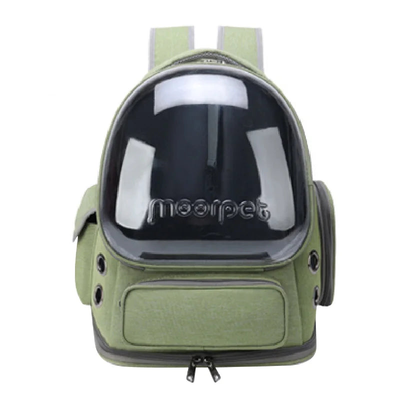 Transparent Pet Carrier Backpack – Breathable Travel Bag for Cats and Dogs