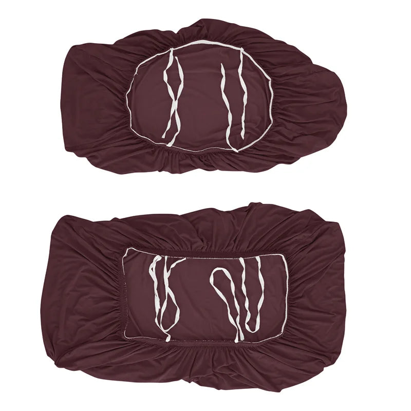 Jacquard RV Dinette Cushion Covers – Stretch Fabric for Camper Seat Protection