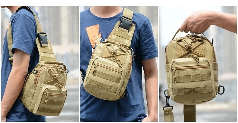 Tactical Sling Backpack – Waterproof EDC Bag for Hiking and Hunting