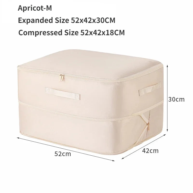 Large Compression Storage Bag – Space Saving Quilt Organizer for Closet