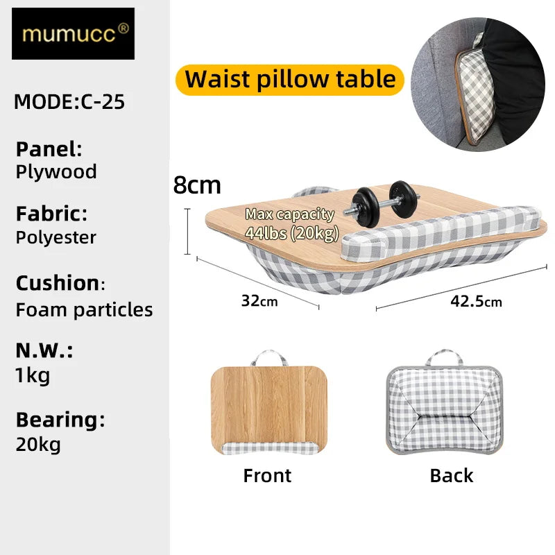 Ergonomic Waist Support Cushion – Lumbar Backrest for Office Computer Chair