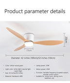 Modern LED Ceiling Fan – 42 52 Inch DC Motor for Nordic Home Lighting