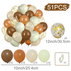 Metallic Pearl and Confetti Balloons – Decorative Latex Set for Party Events