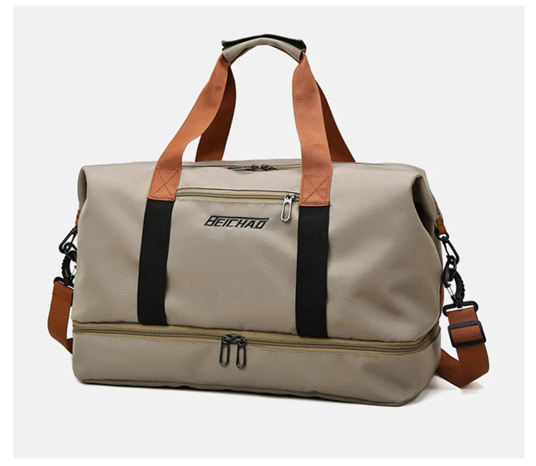 Portable Duffle Gym Bag – Lightweight Fitness Carry-on for Travel and Sports