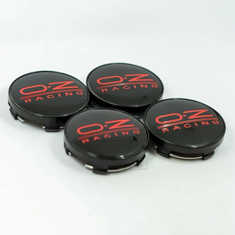60mm OZ Racing Wheel Center Caps – Adhesive Emblem Badges for Car Styling