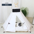 Portable Pet Teepee – Washable Indoor House for Cats and Small Dogs