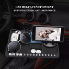 Silicone Dashboard Phone Pad – 4-in-1 Parking Number Card for Car Navigation