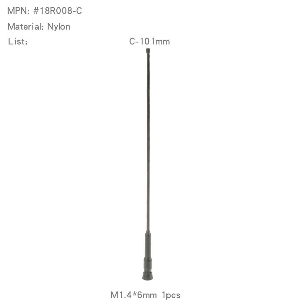 Simulation Antenna Decoration for 1/8 to 1/18 Scale RC Crawlers