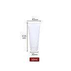 Empty Plastic Cosmetic Squeeze Tubes – Travel Size Refillable Containers for Toiletries