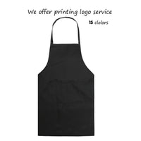 Custom Logo Kitchen Apron – Unisex Chef Workwear for Cooking and Catering
