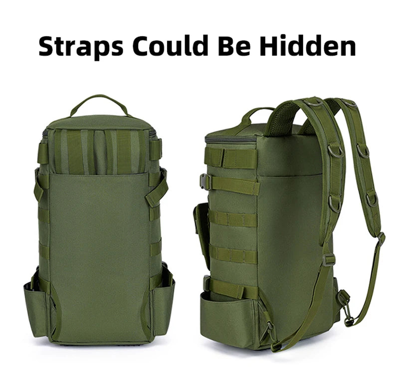Tactical Fishing Tackle Backpack – Large Storage for Outdoor Hiking Travel