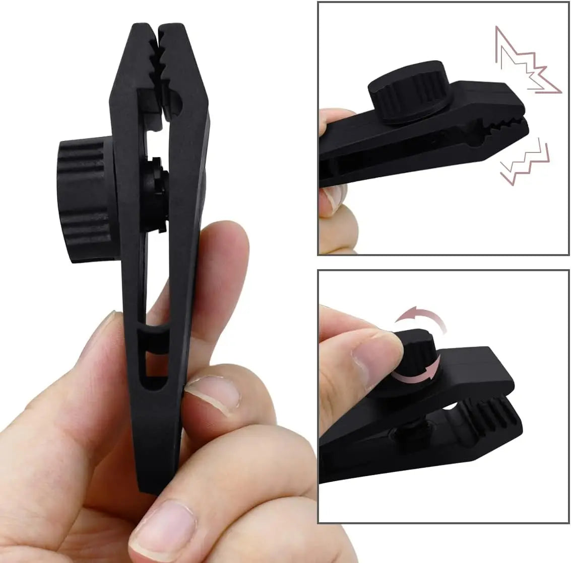 Heavy Duty Tarp Clips – Shark Tent Fasteners for Outdoor Camping and Awnings