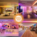 Addressable RGBIC COB LED Strip – Dream Color Lighting for Home Decor