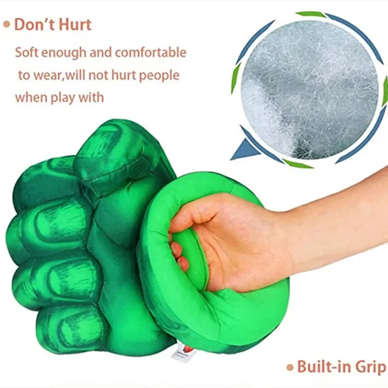 Superhero Cartoon Foam Gloves for Kids Halloween Cosplay and Costume Play