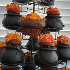 Large Plastic Cauldron – Halloween Candy Holder for Party Decorations