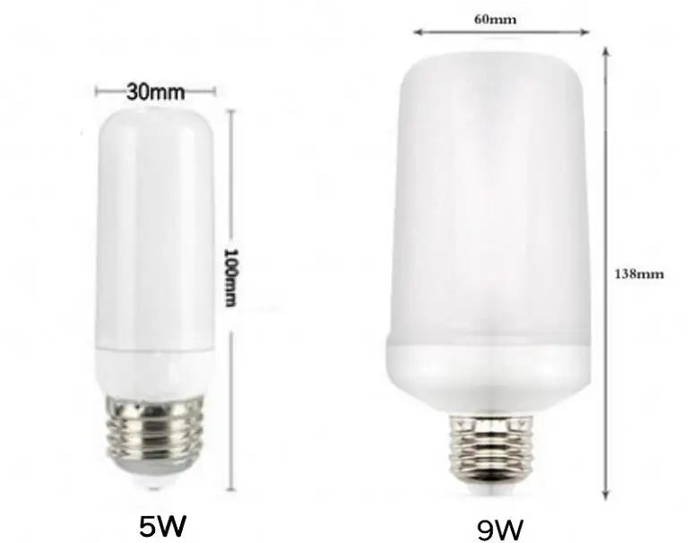 LED Flame Effect Light Bulb – Dynamic Fire Simulation for Home Decoration