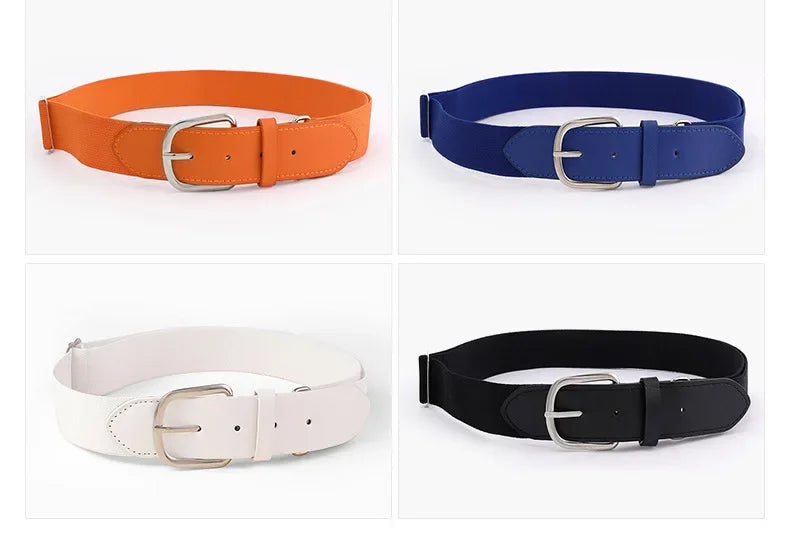 Adjustable Elastic Golf Belt – Durable Rubber Waistband for Outdoor Sports