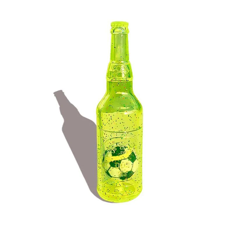 Interactive Rubber Squeaky Dog Toys – Durable Football and Bottle Pet Play
