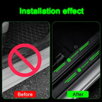 Carbon Fiber Door Sill Stickers – Protective Threshold Decals for Volkswagen
