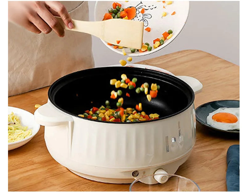 Non-Stick Electric Multi Cooker – Compact Household Pot for Small Meals