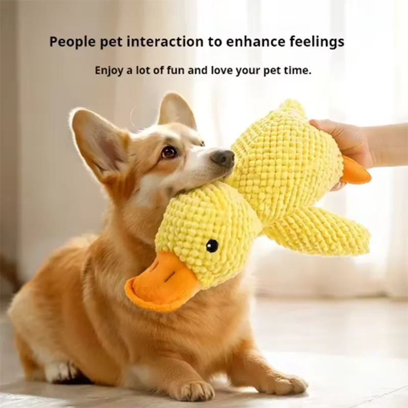 Duck Dog Toy – Chew Resistant Plush for Small and Large Dogs