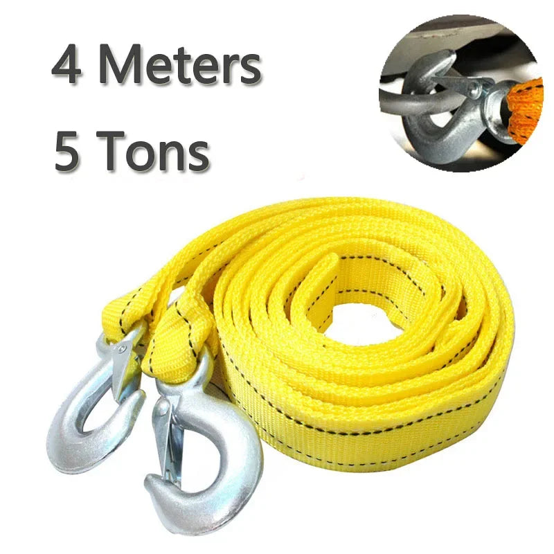 Heavy Duty Tow Rope – 3M to 4M Trailer Strap for Emergency Car Recovery