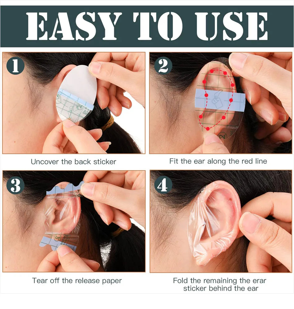 Waterproof Ear Stickers – Disposable Protective Shields for Swimming Showering