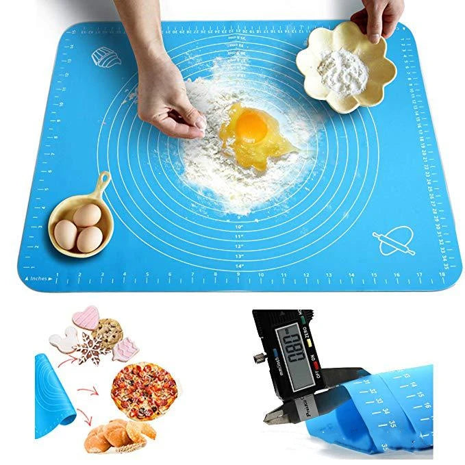 Silicone Baking Mat – Non-Stick Kneading Sheet for Pizza and Pastry Prep