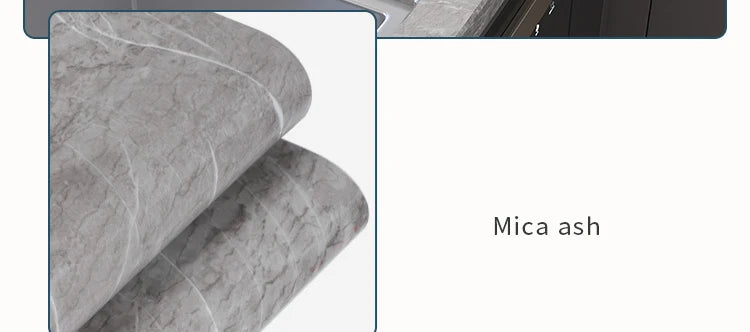 Marble Adhesive Wallpaper – Oil-Proof Film for Kitchen Countertop Renovation