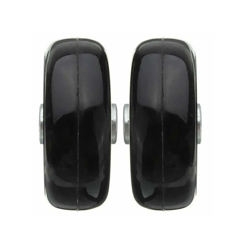 Silent Rubber Luggage Wheels – Durable Travel Bag Replacement for Repair