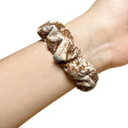 Printed Fabric Scrunchie Band – Soft Nylon Strap for Huawei Band 7 Women
