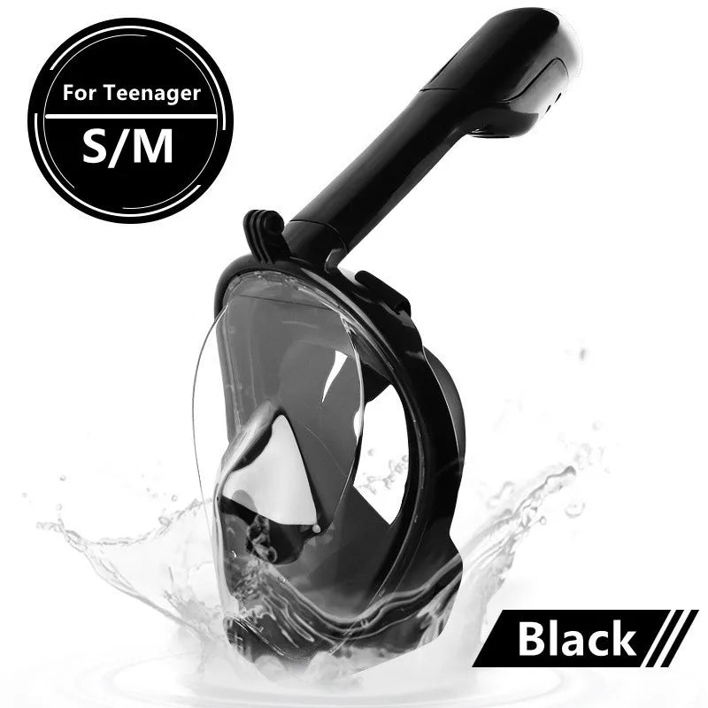 Full Face Snorkel Mask – Anti Fog Diving Gear for Adults and Kids