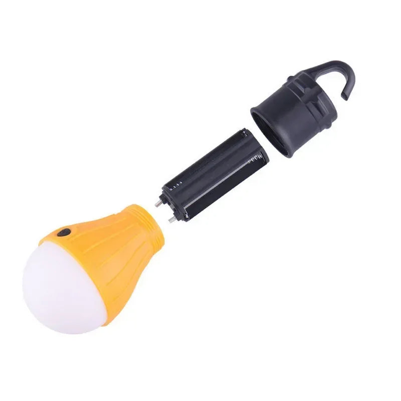 Portable LED Hanging Lantern – Soft Light Bulb for Camping and Fishing