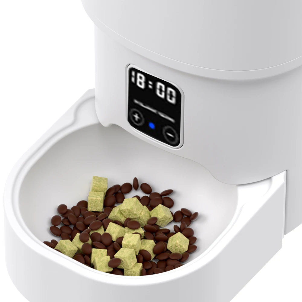 4L Smart Pet Feeder – WiFi Automatic Food Dispenser for Cats and Dogs