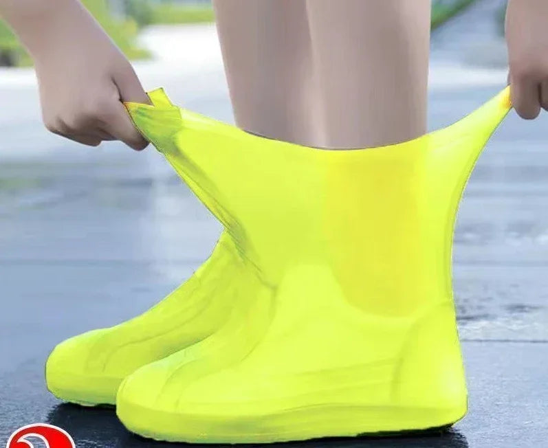 Silicone Waterproof Shoe Covers – Slip-Resistant Rain Gear for Outdoor Use