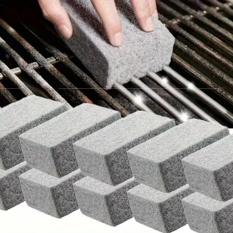 Pumice Grill Cleaning Brick – Heavy Duty Scouring Stone for Outdoor BBQs