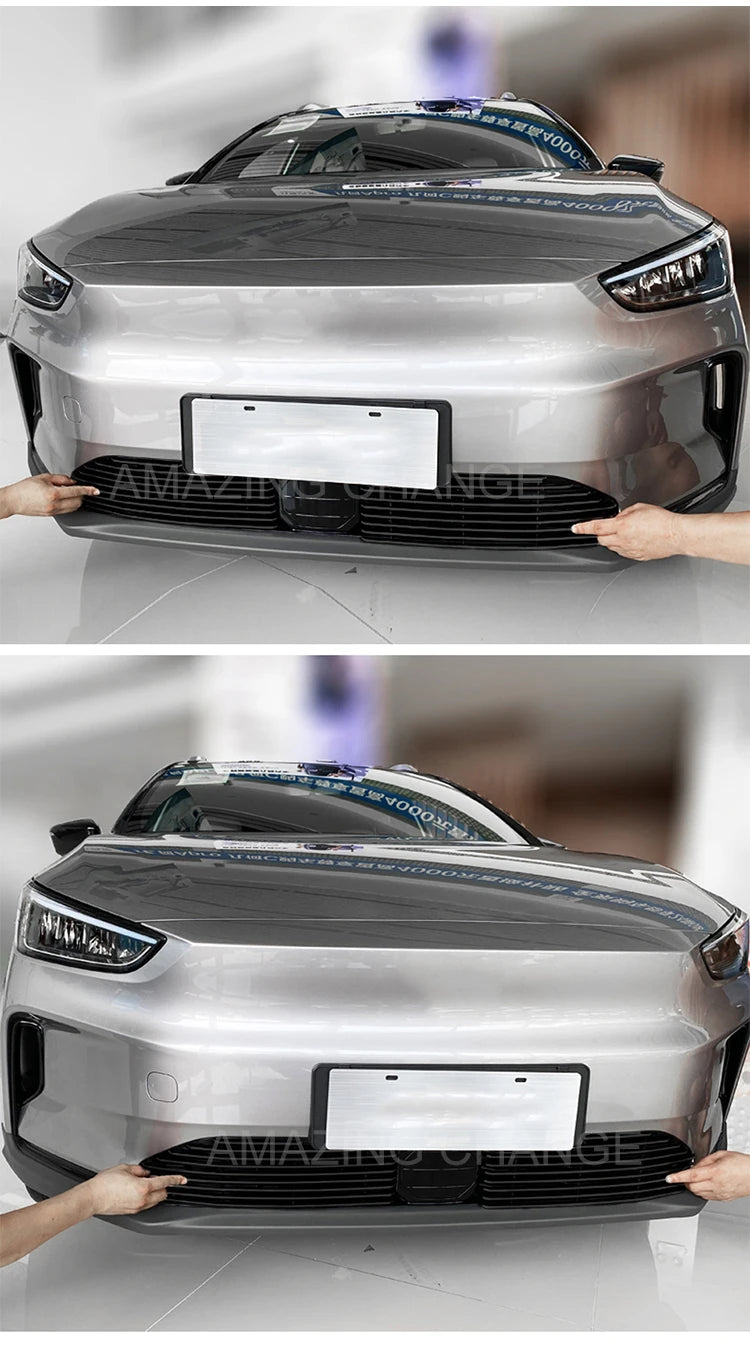 Aluminum Alloy Front Grille Cover – Protective Radiator Trim for Geely Geometry C