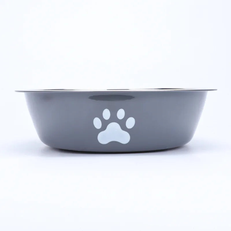 Stainless Steel Dog Bowls – Non-Slip Base for Dog and Cat Feeding