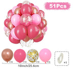 Metallic Pearl and Confetti Balloons – Decorative Latex Set for Party Events
