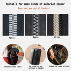 Universal Zipper Repair Kit – Sliding Replacement Pulls for Clothing and Bags