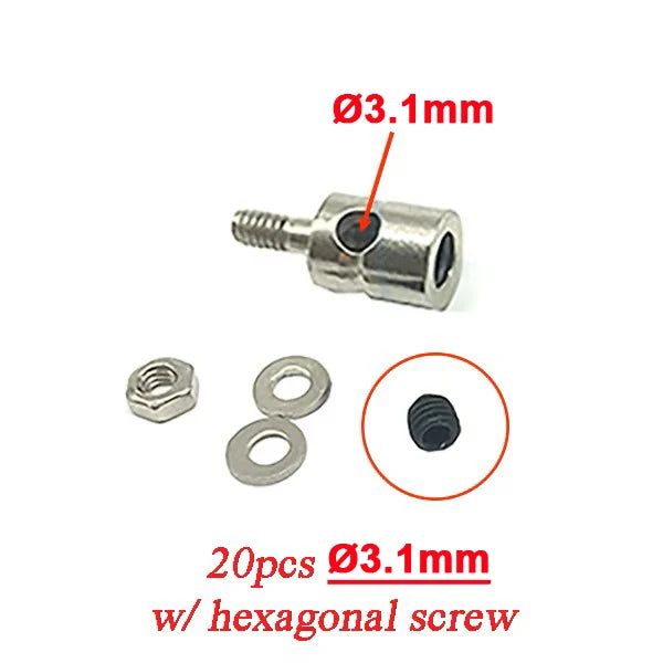 Pushrod Linkage Stoppers – Quick Adjuster for DIY RC Boats