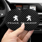 Silicone Car Cup Coasters – Non-Slip Waterproof Interior Pads for Peugeot