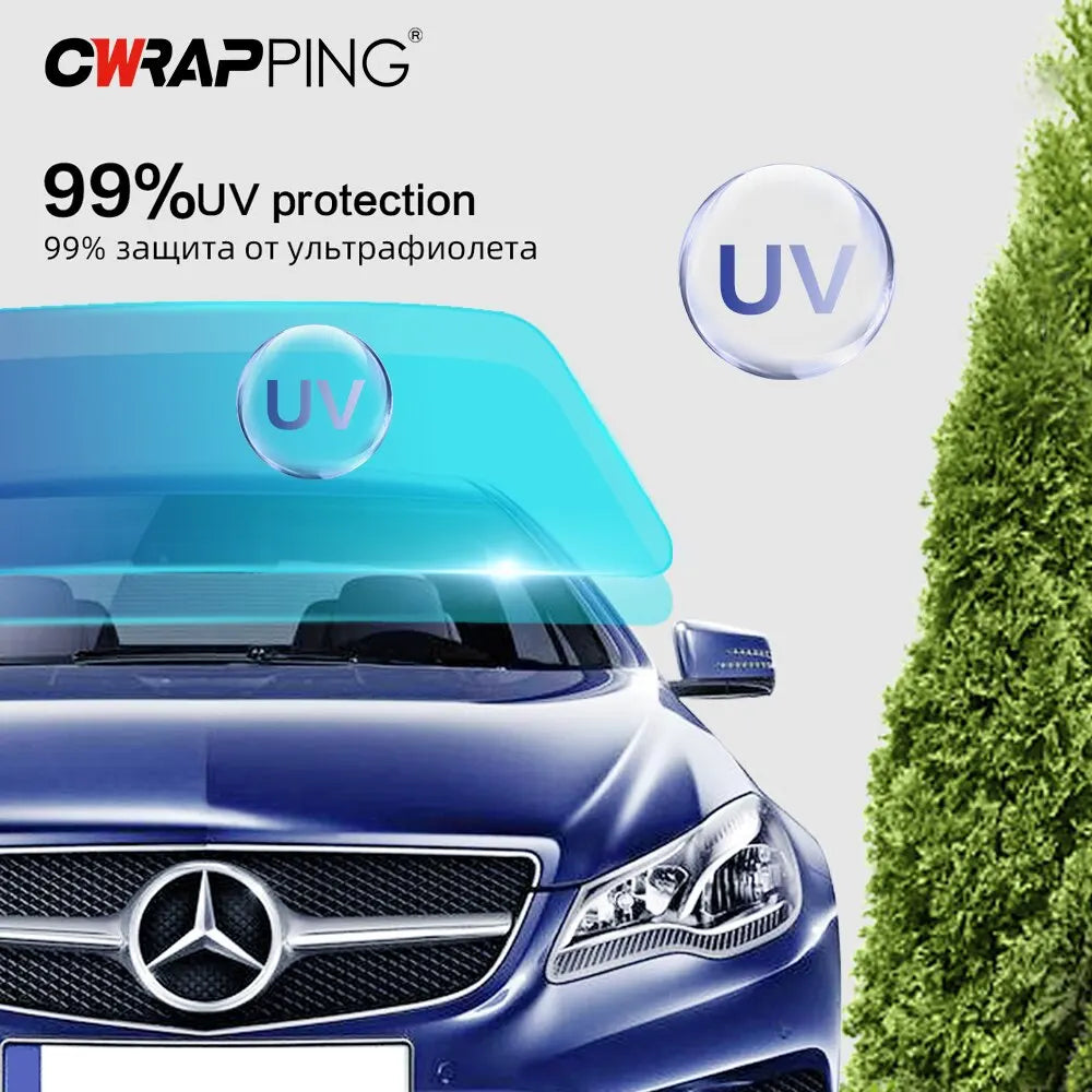 Car Window Tint Film – Solar UV Blocking Privacy Shade for Auto Heat Protection