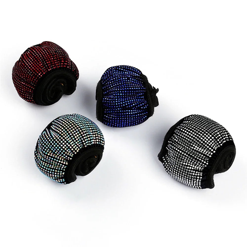Crystal Rhinestone Steering Wheel Cover – Sparkling Auto Interior Decoration